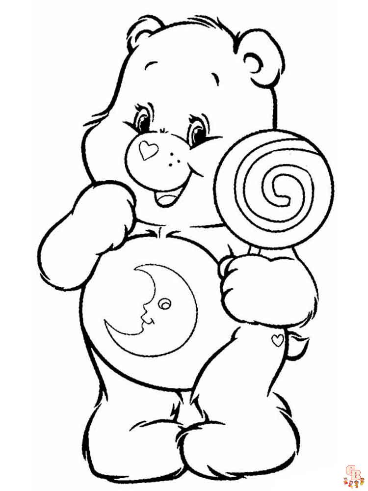 Care Bears Coloring Pages 16