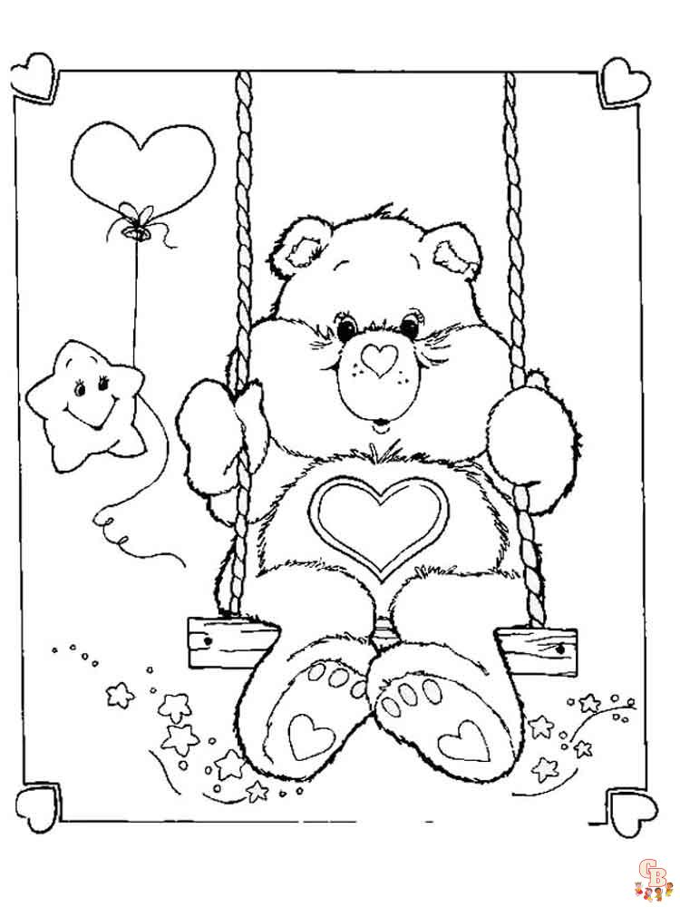Care Bears Coloring Pages 19