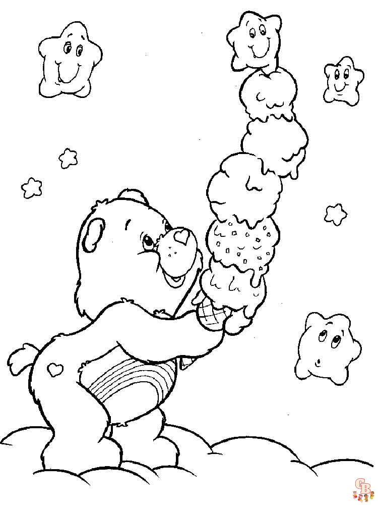 Care Bears Coloring Pages 2