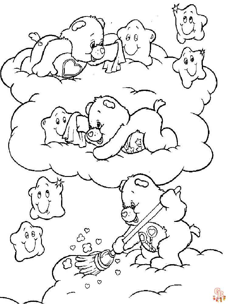 care bear coloring page