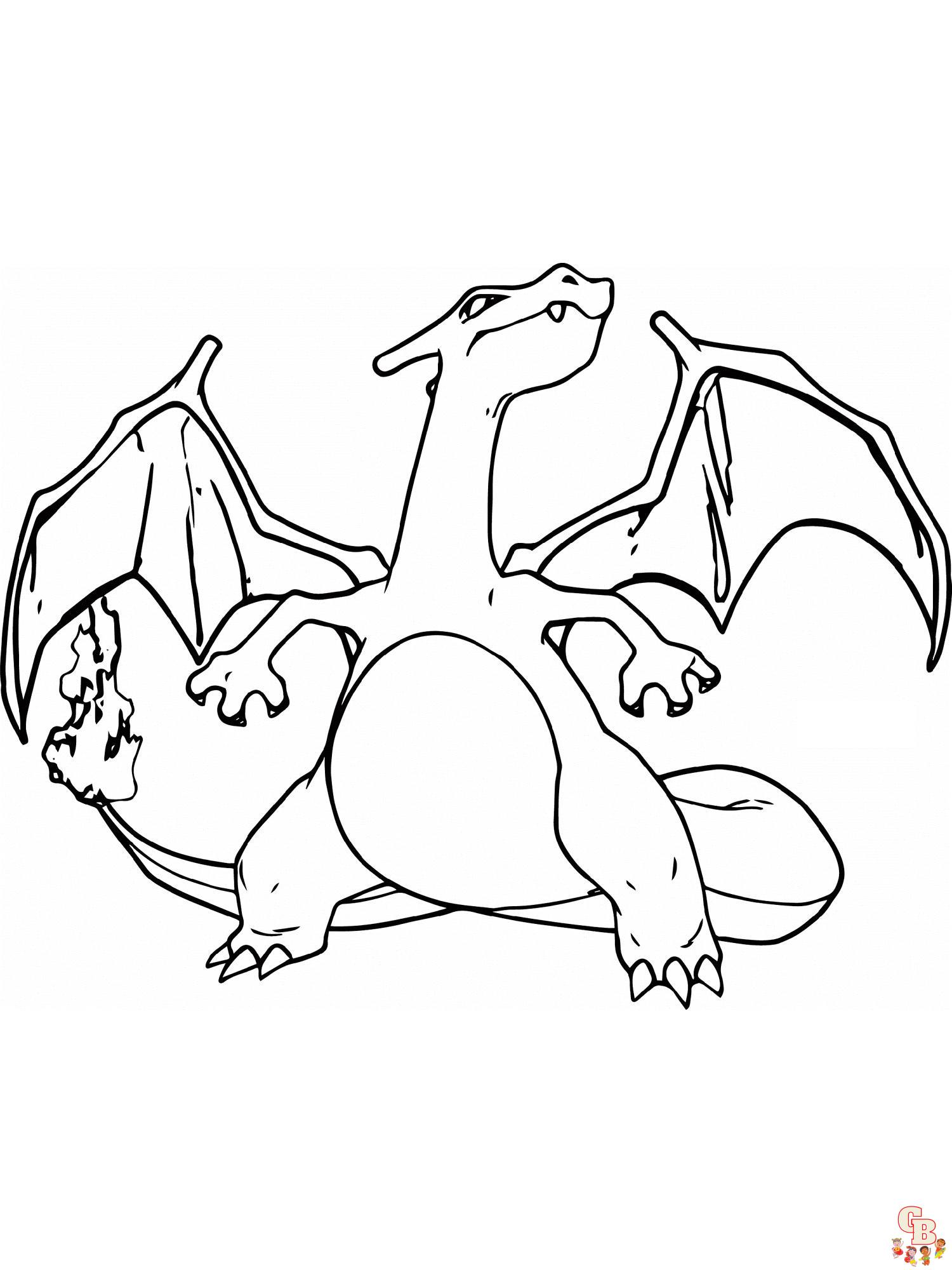 Charizard Coloring Pages