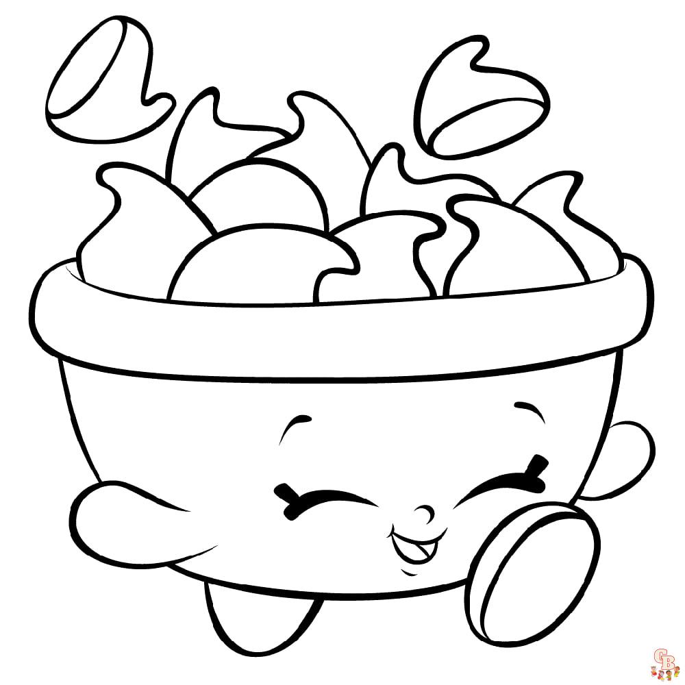 Chocolate coloring pages 4