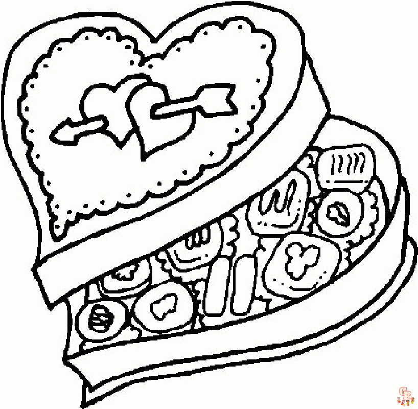 Chocolate coloring pages 5