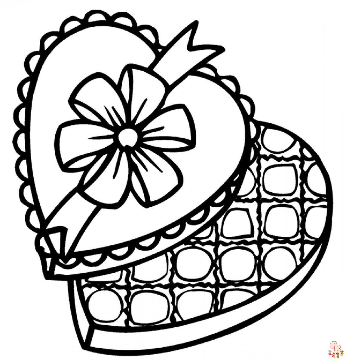 Chocolate coloring pages 7