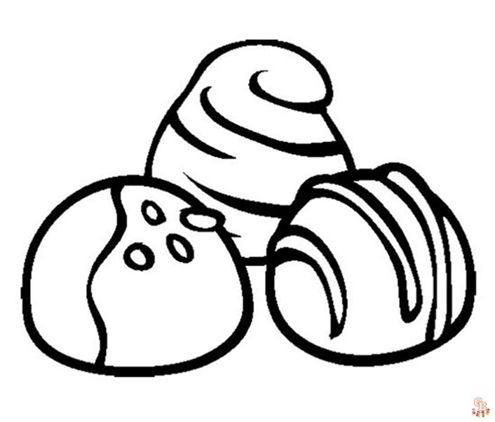 Chocolate coloring pages 8