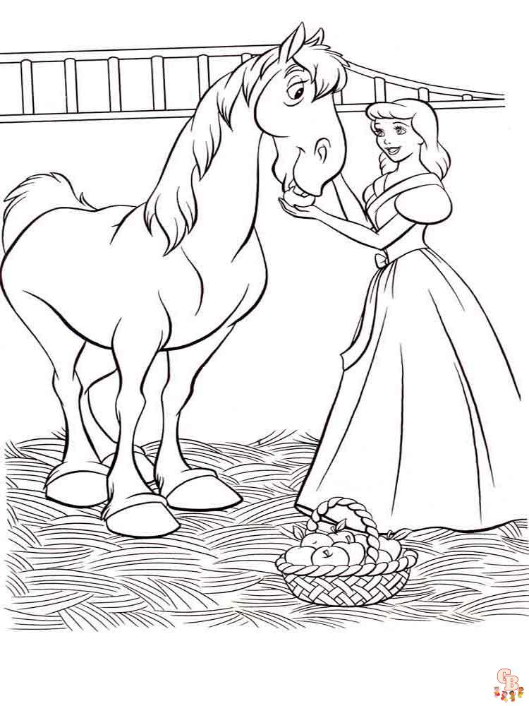 Cinderella Coloring Pages 2