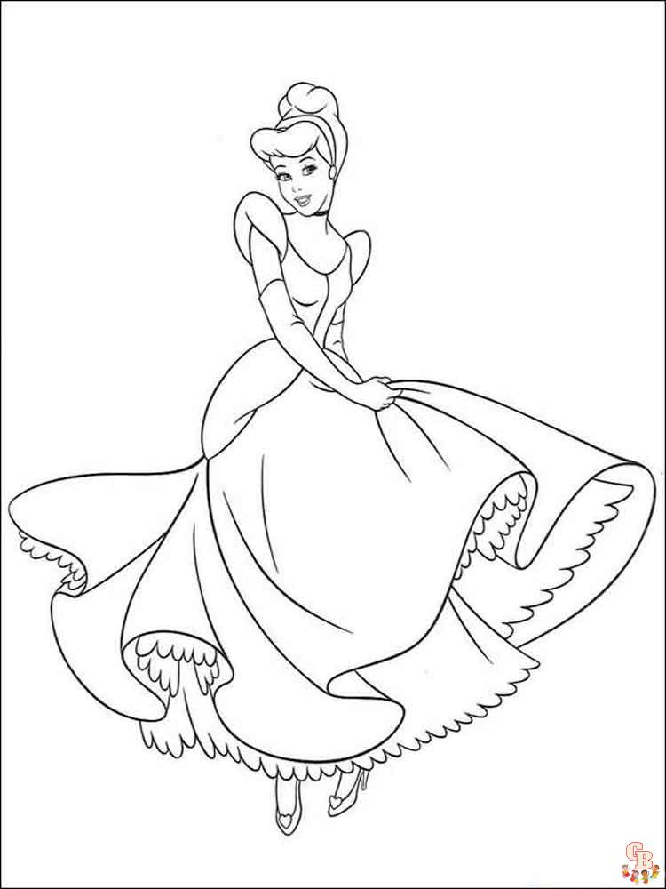 Cinderella Coloring Pages 3