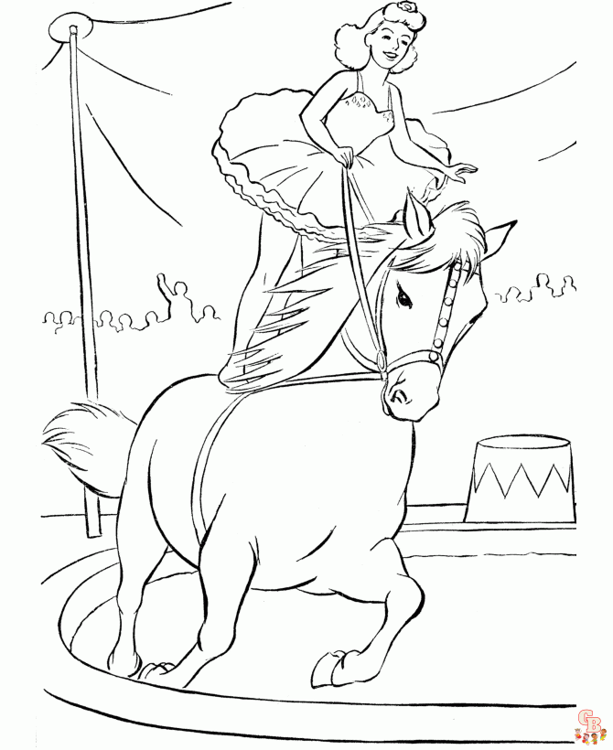 Circus Coloring Pages