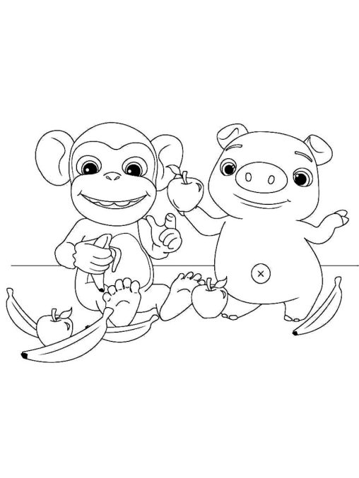 Cocomelon Coloring Pages Free Printable & Easy for Kids