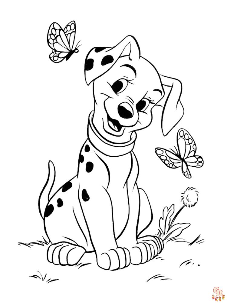Coloring Pages 101 Dalmatians 15