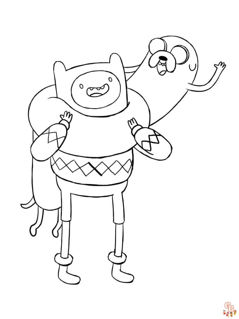 Coloring Pages Adventure Time 6