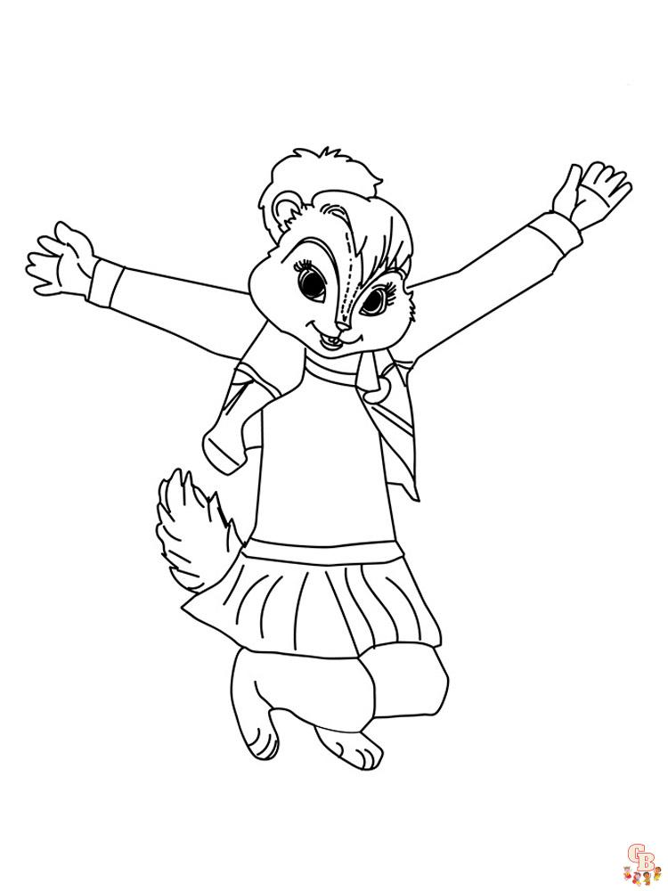 Coloring Pages Alvin And The Chipmunks 1