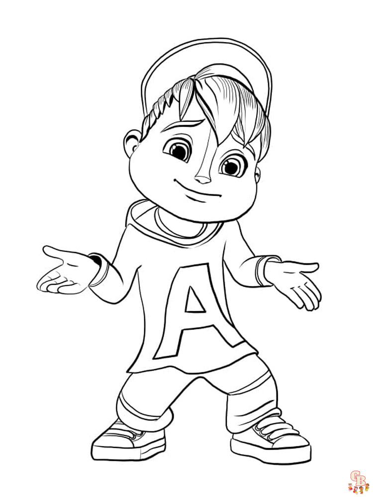 Coloring Pages Alvin And The Chipmunks 10