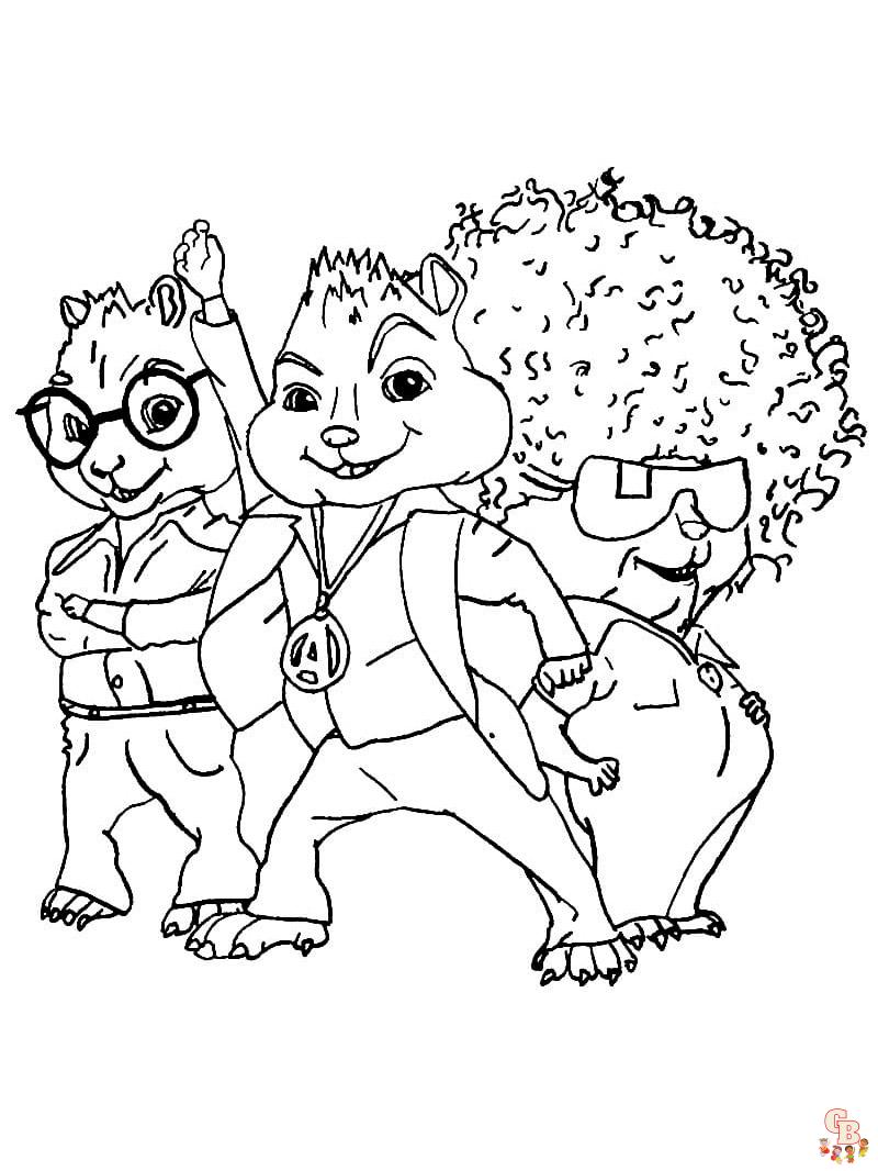 Coloring Pages Alvin And The Chipmunks 11