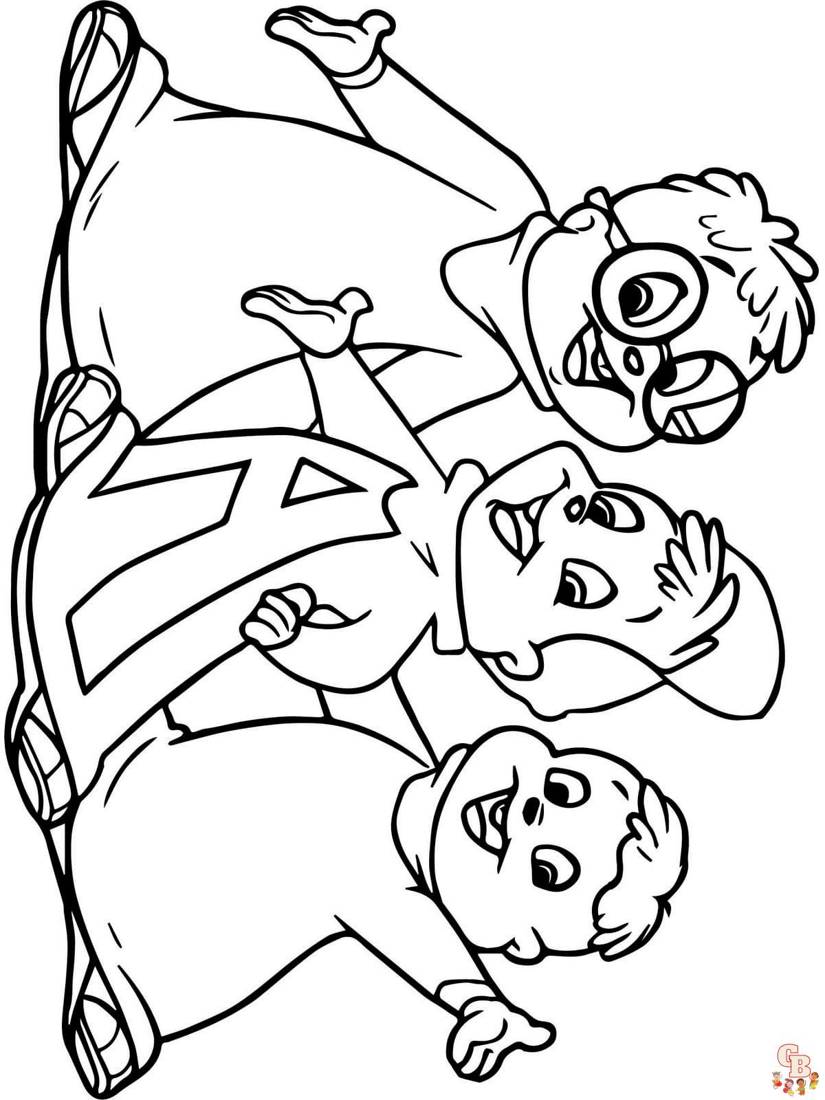Coloring Pages Alvin And The Chipmunks 12