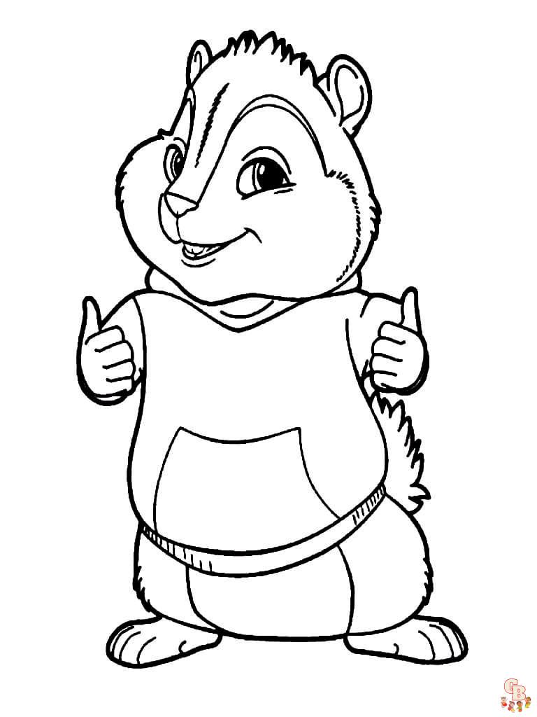 Coloring Pages Alvin And The Chipmunks 13