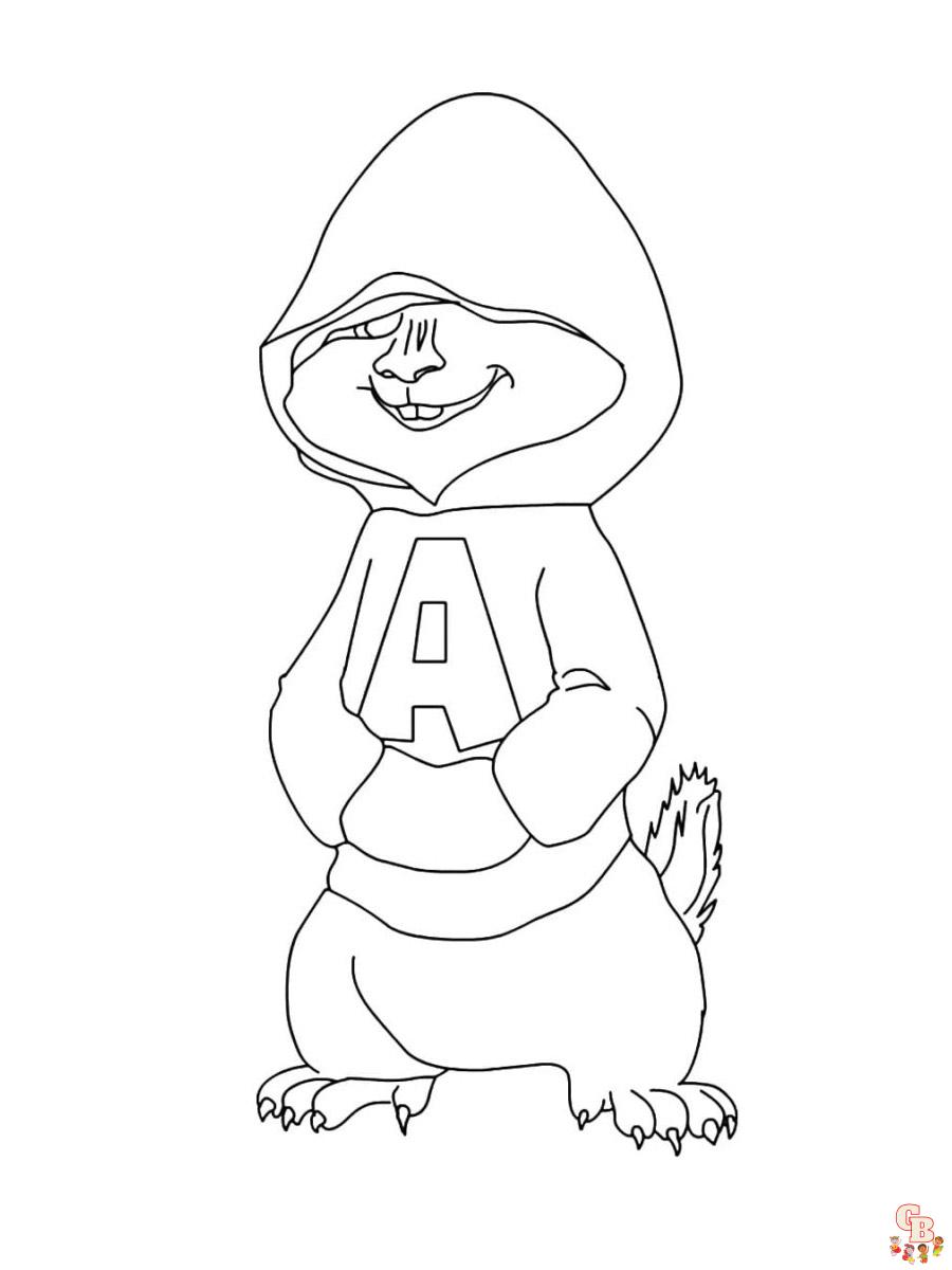 Coloring Pages Alvin And The Chipmunks 14