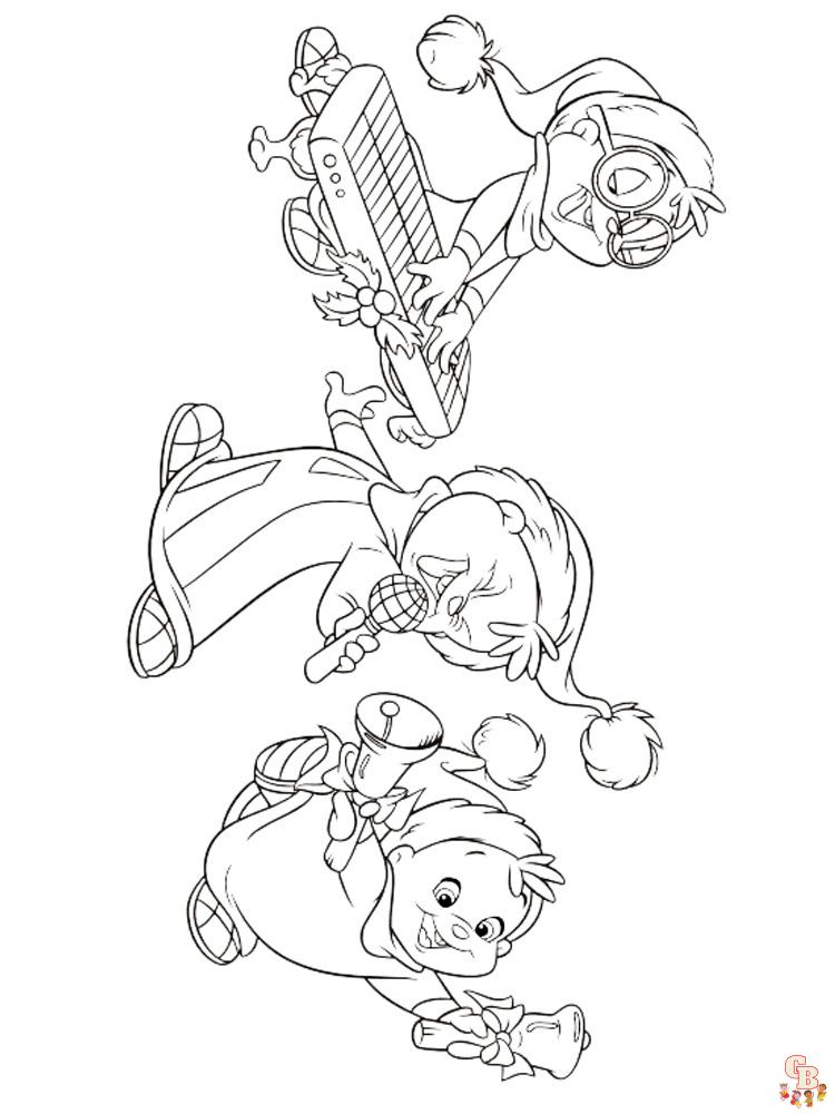 Coloring Pages Alvin And The Chipmunks 2