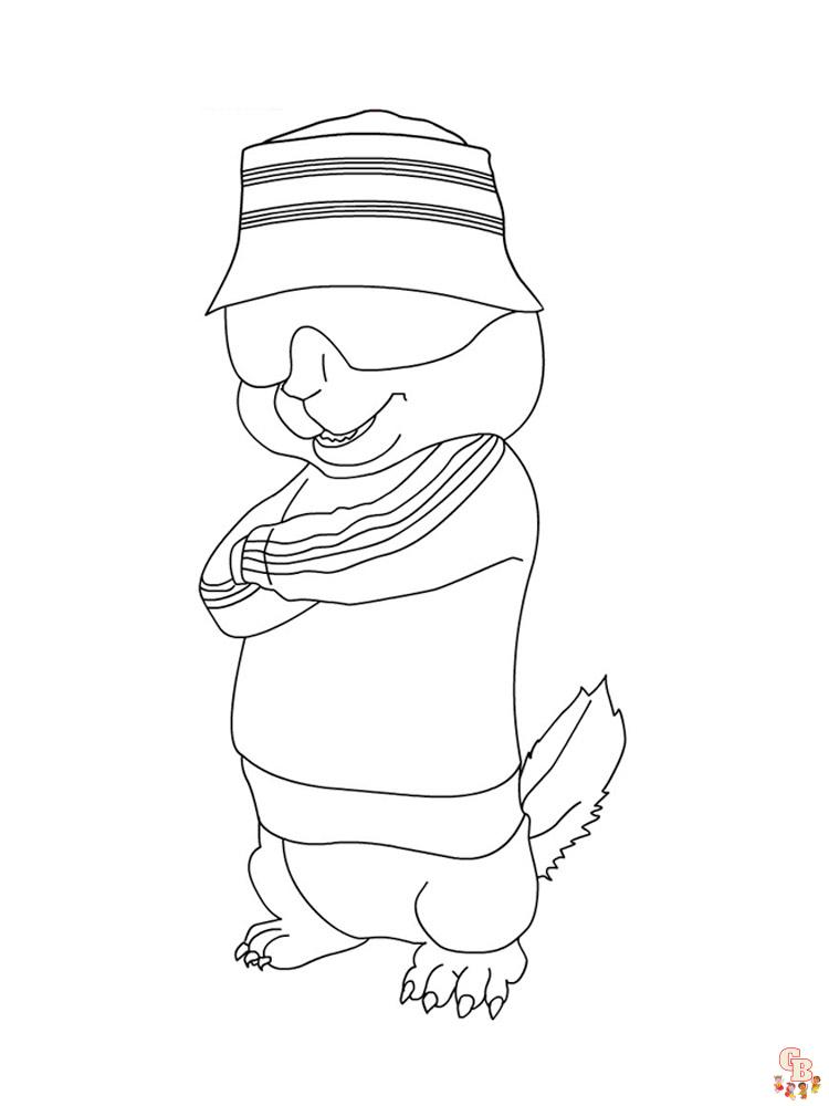 Coloring Pages Alvin And The Chipmunks 5