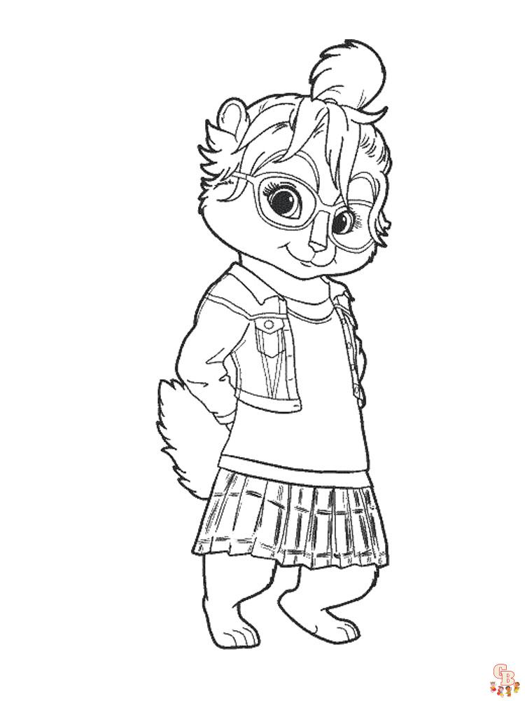 Coloring Pages Alvin And The Chipmunks 6