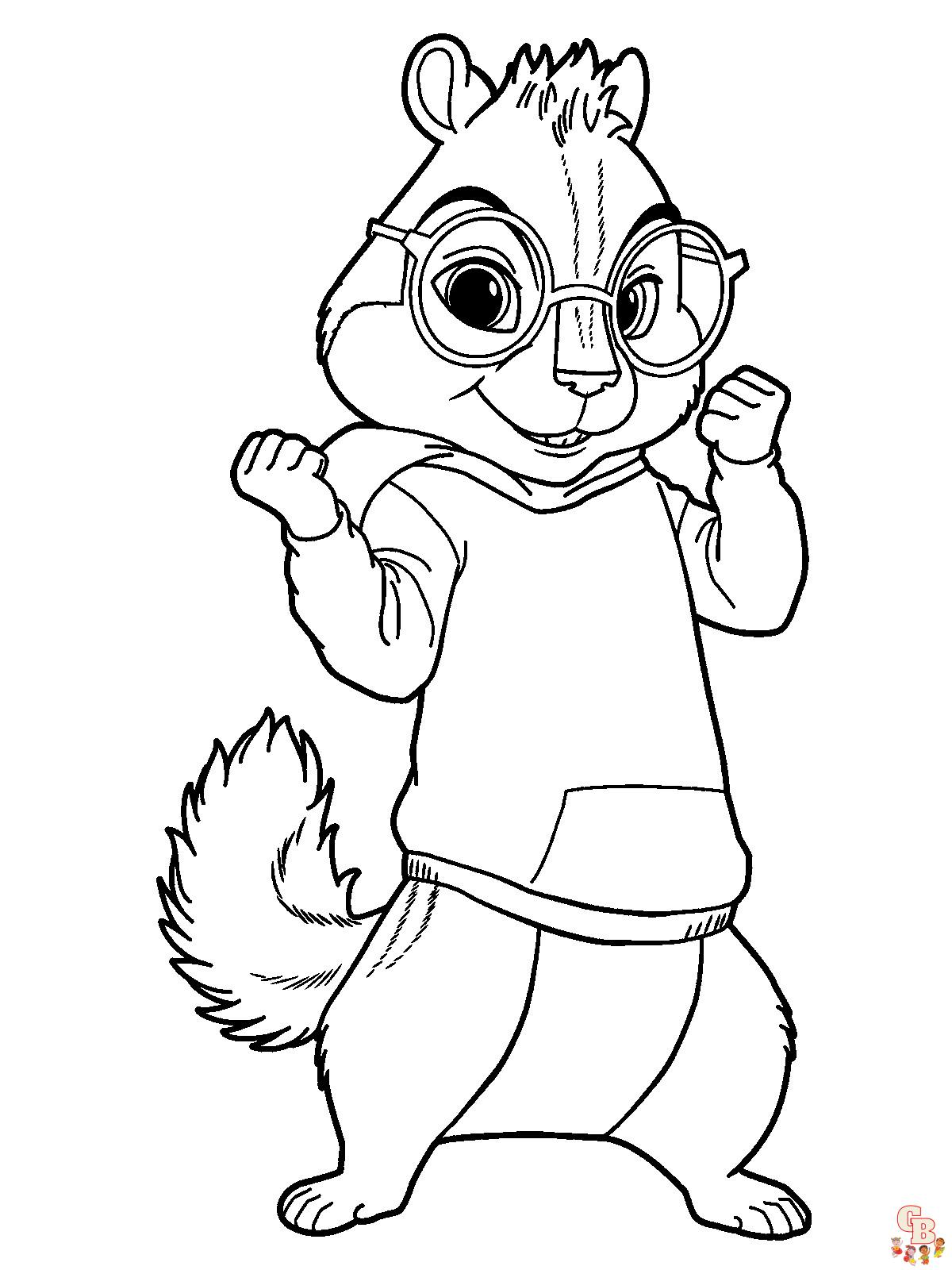 Coloring Pages Alvin And The Chipmunks 7