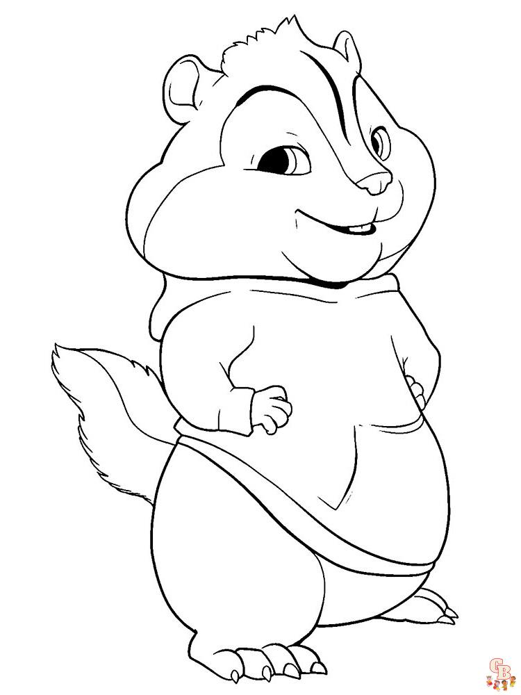 Coloring Pages Alvin And The Chipmunks 8