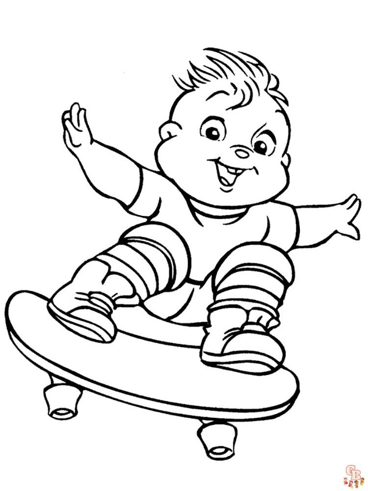 Coloring Pages Alvin And The Chipmunks 9