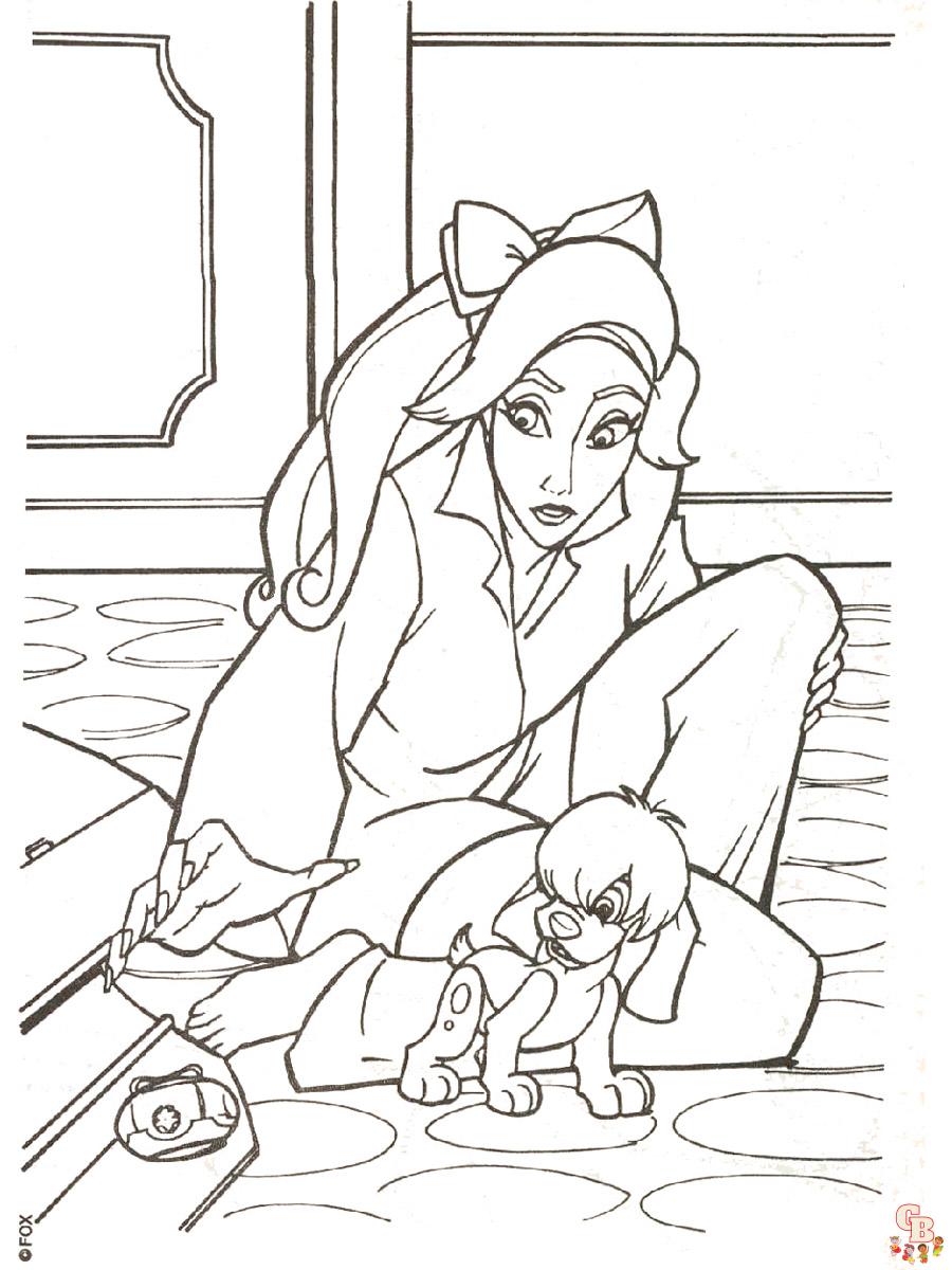 Coloring Pages Anastasia 1