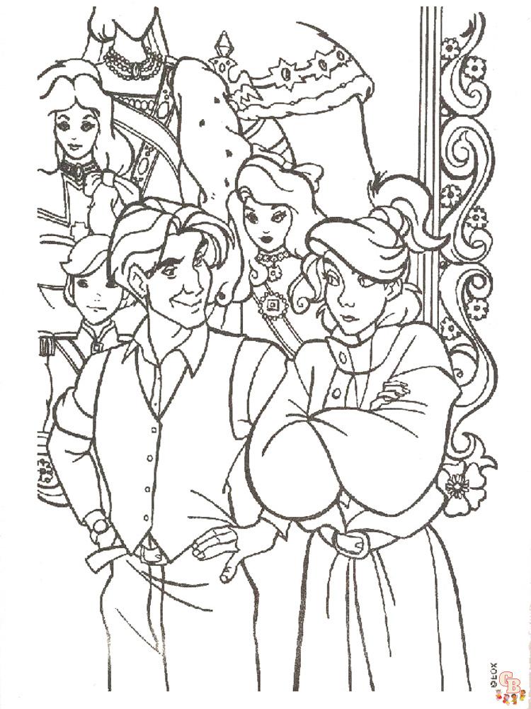 Coloring Pages Anastasia 3