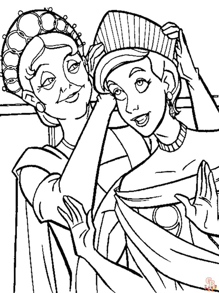 Coloring Pages Anastasia 7