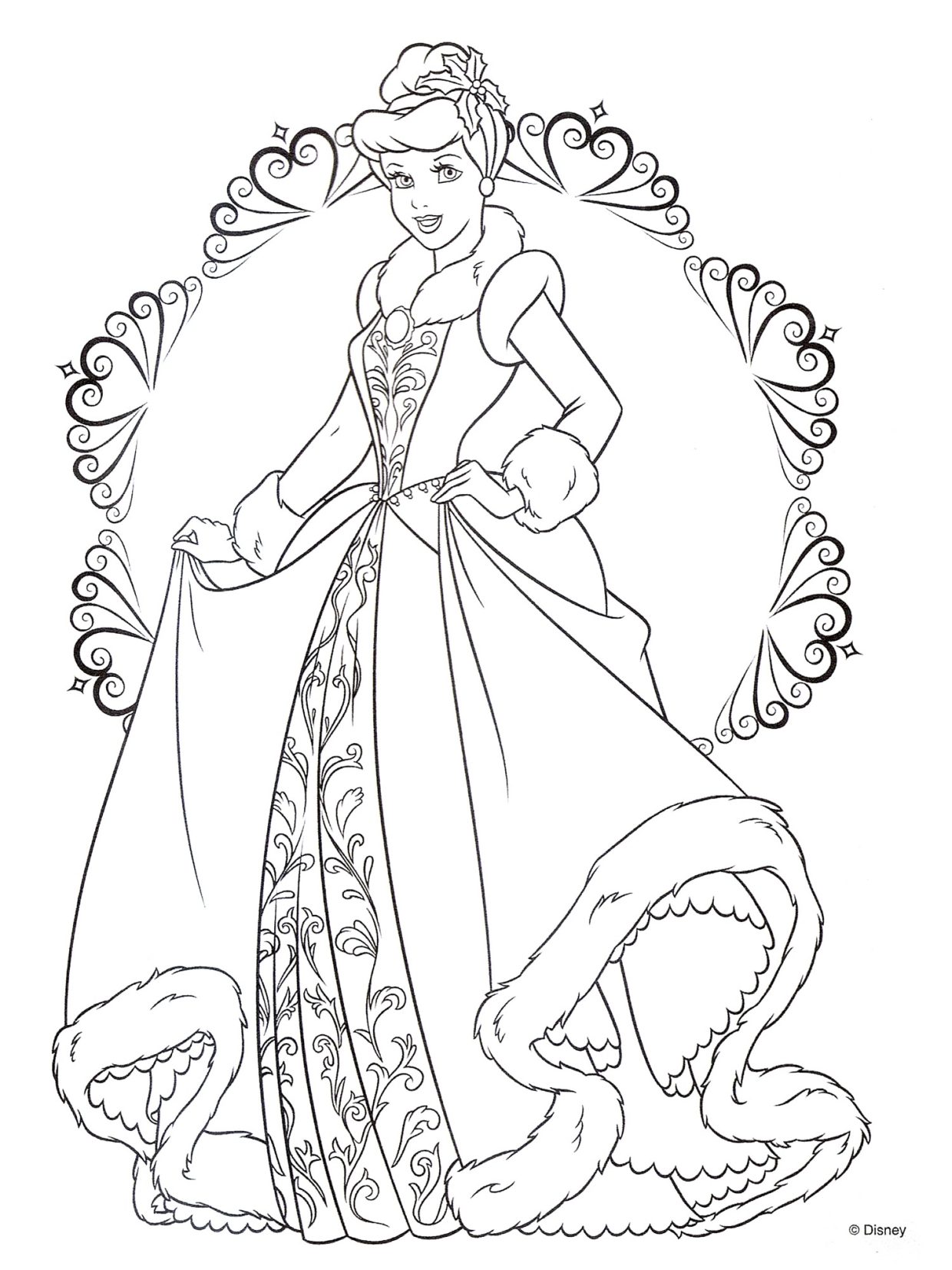 Free Printable Cinderella Coloring Pages - GBcoloring