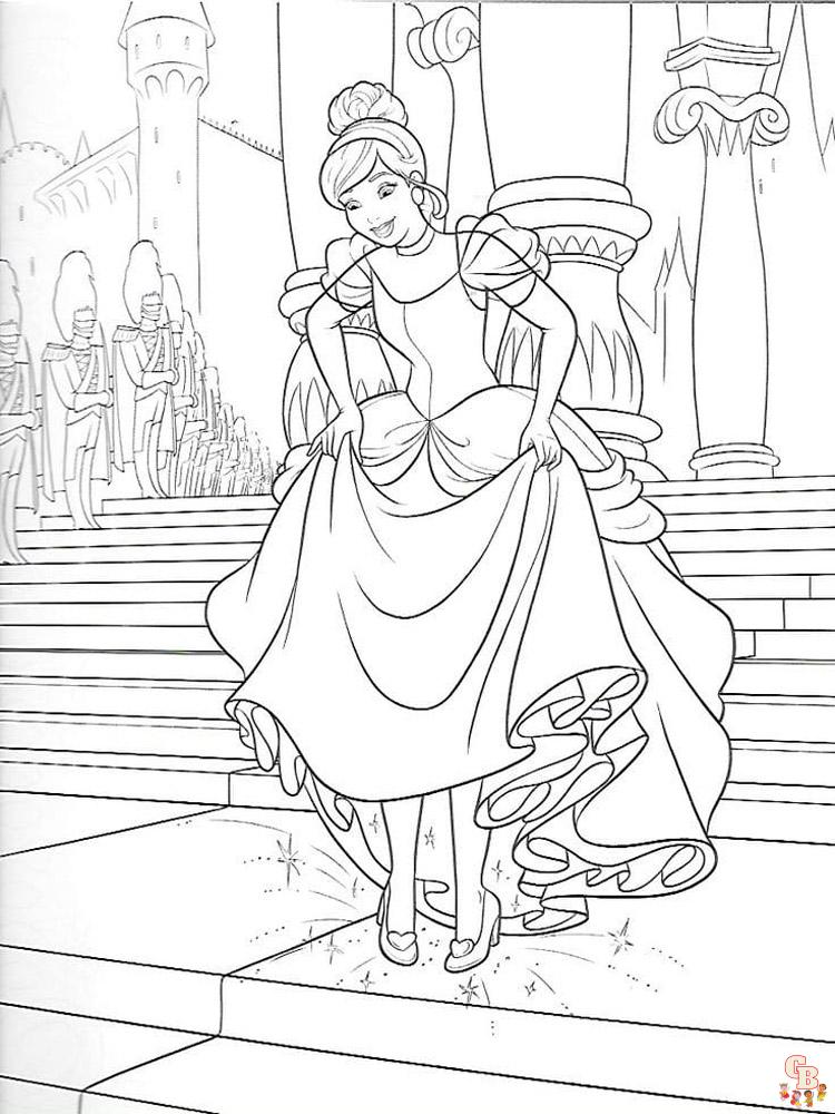 Coloring Pages Cinderella 12