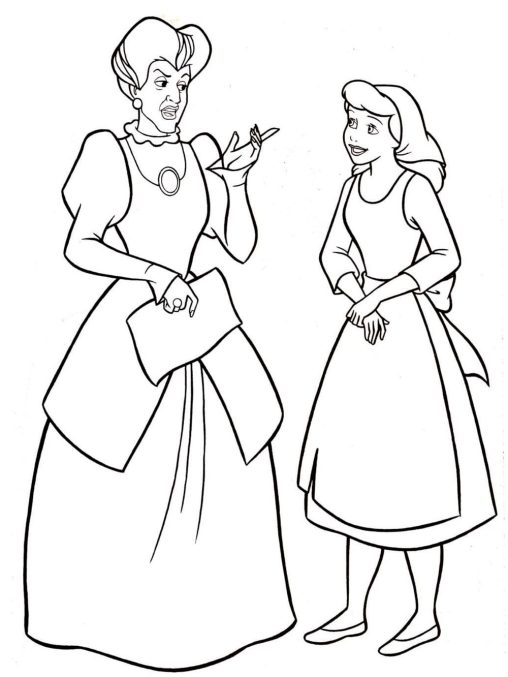 Free Printable Cinderella Coloring Pages - GBcoloring