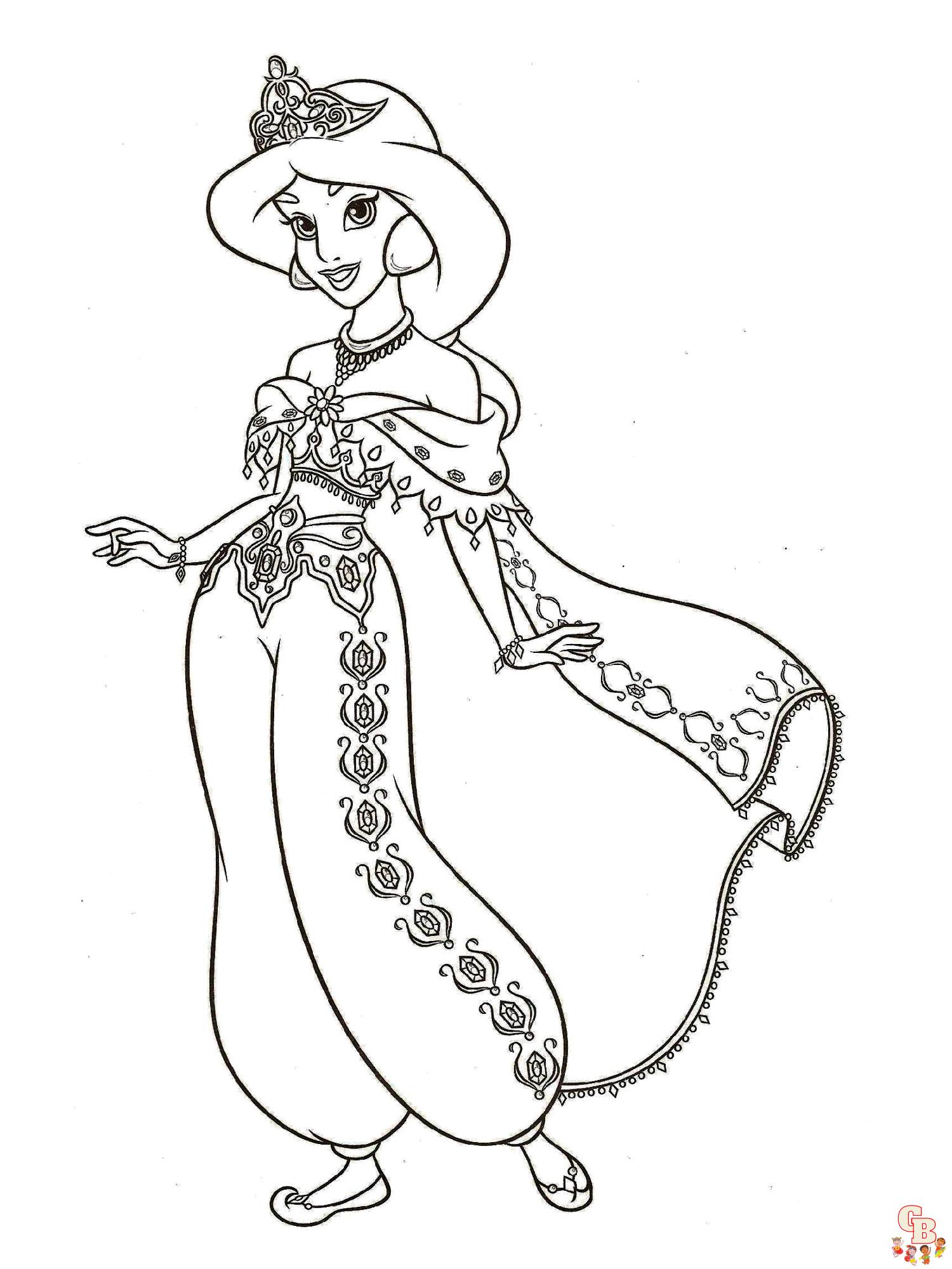 Coloring Pages Jasmine 10