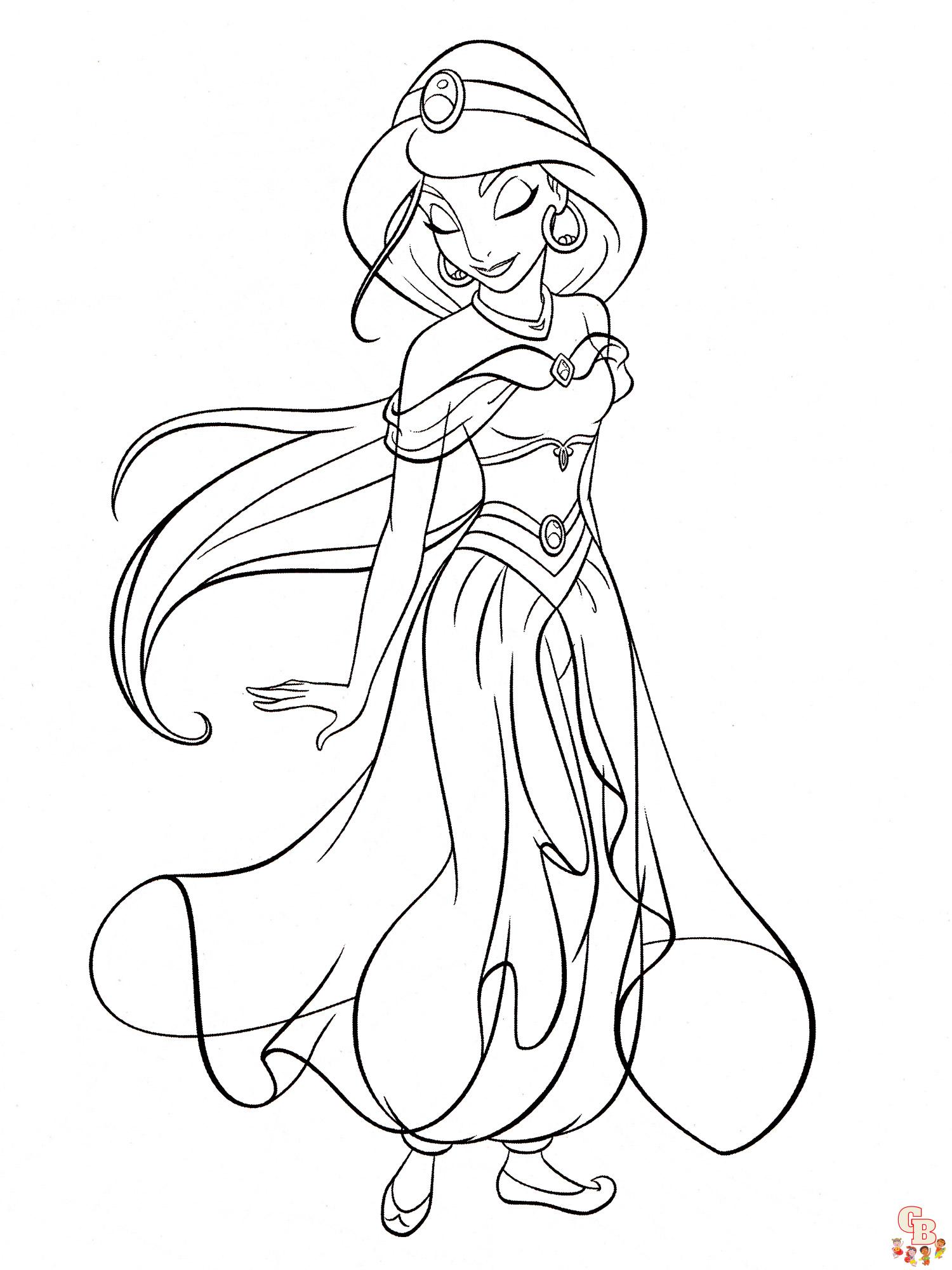 Coloring Pages Jasmine 11