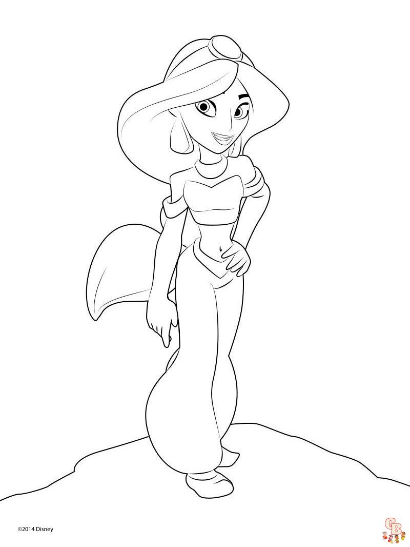 Coloring Pages Jasmine 12