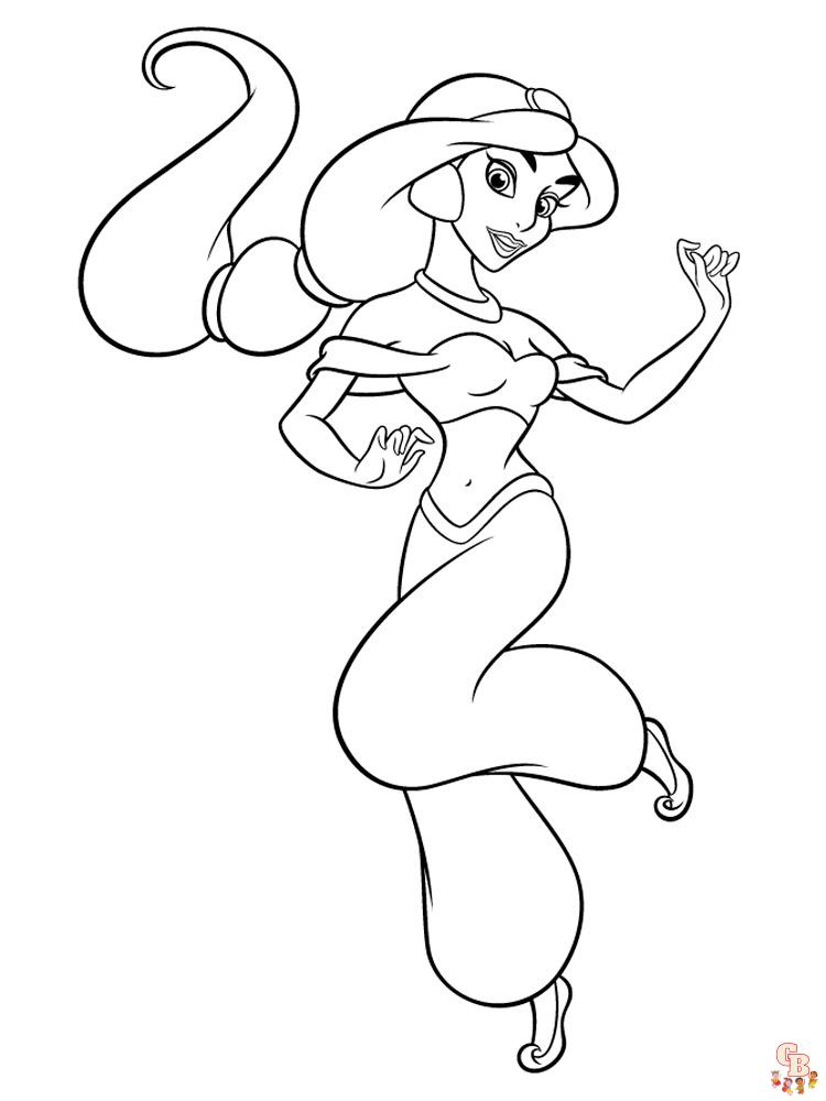 Coloring Pages Jasmine 15