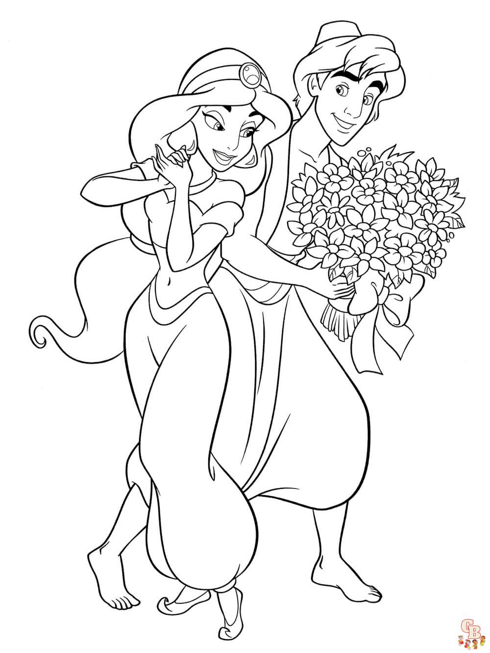Coloring Pages Jasmine 21