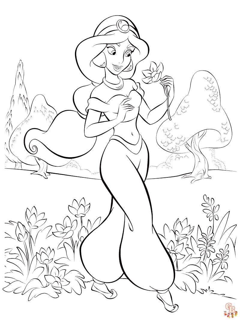 Coloring Pages Jasmine 4