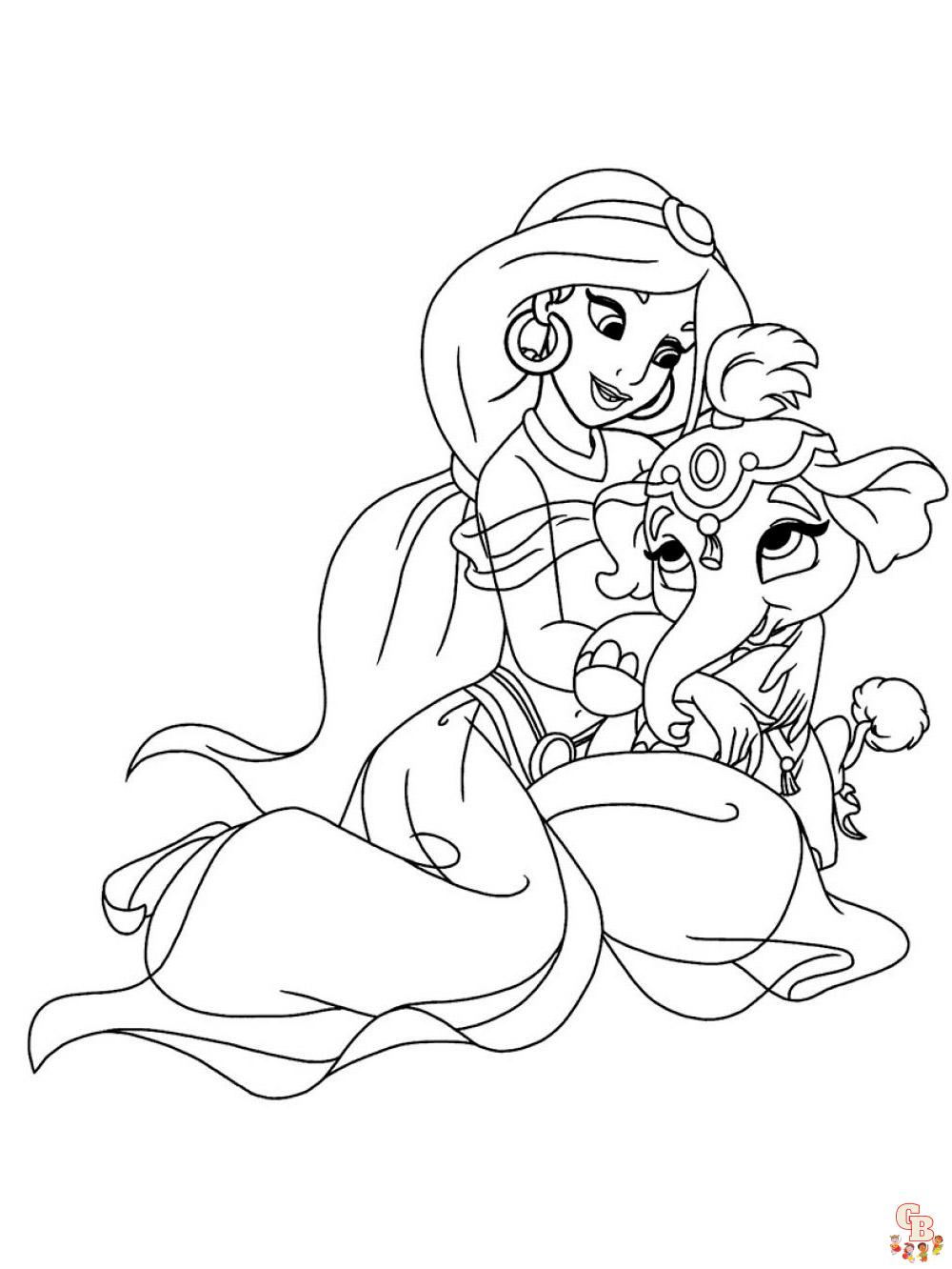 Coloring Pages Jasmine 5