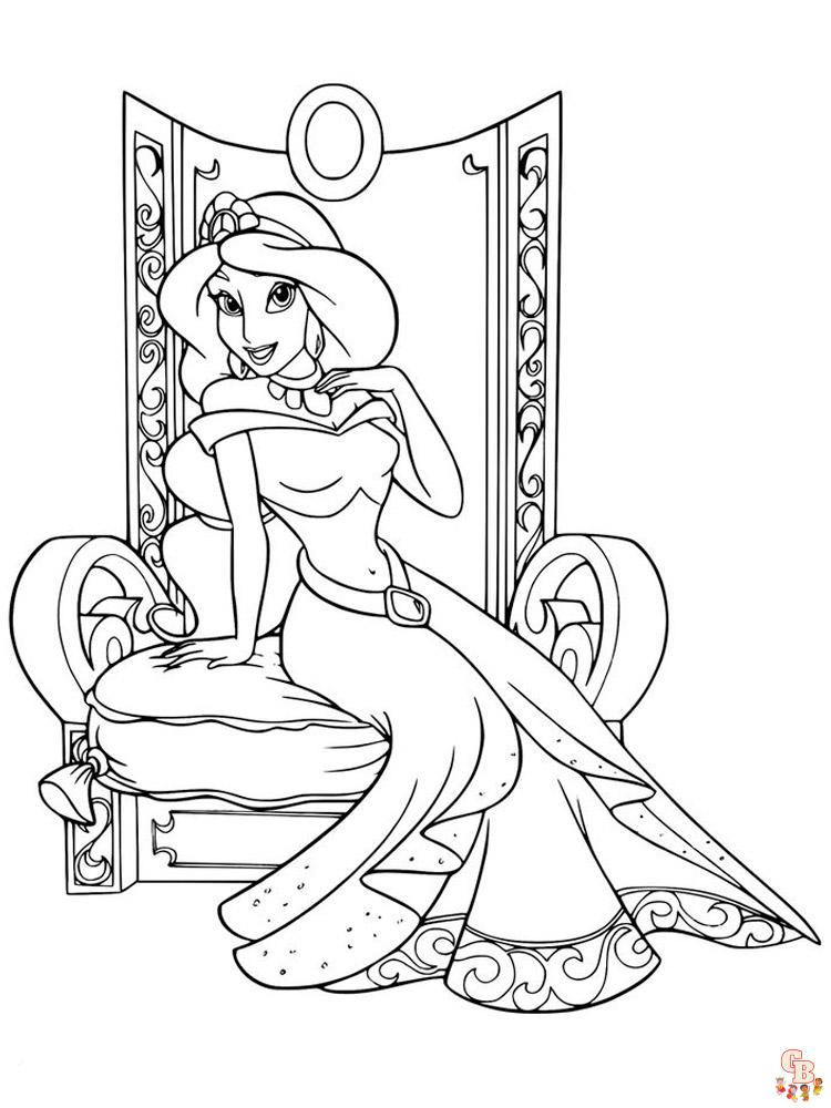 Coloring Pages Jasmine 6
