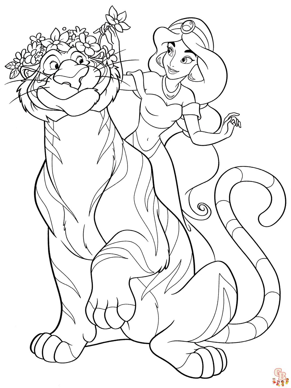Coloring Pages Jasmine 7