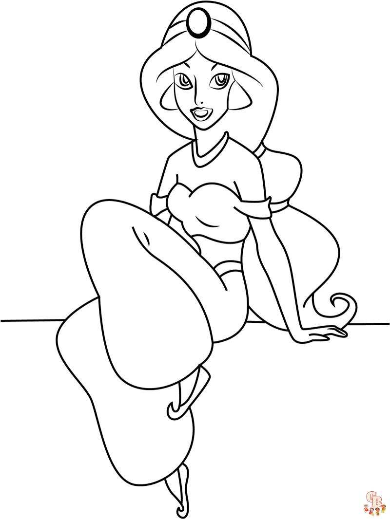 Coloring Pages Jasmine 8