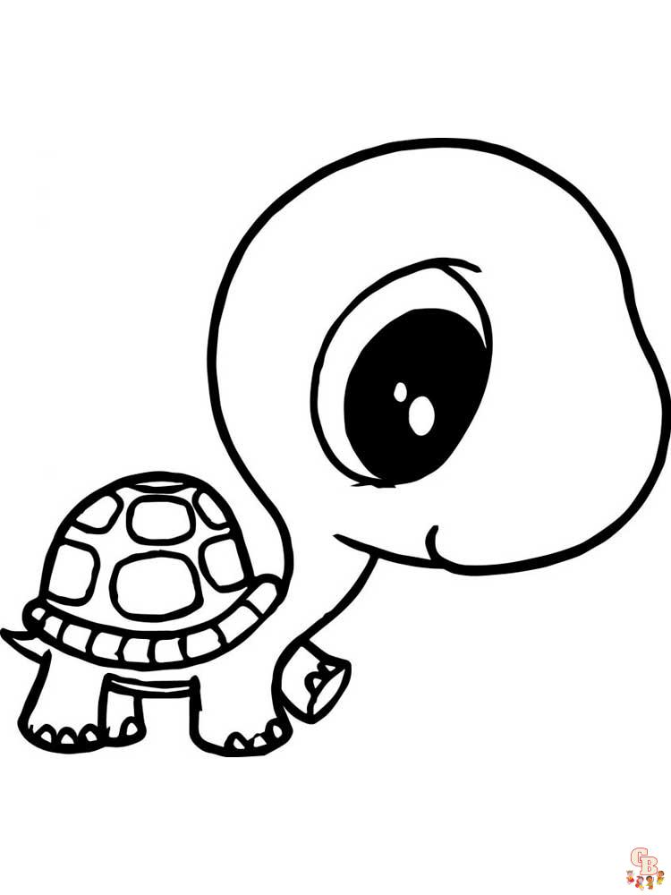 Cute Animal coloring pages 16 1