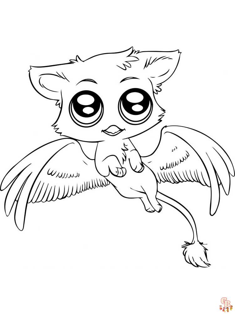 Cute Animal coloring pages 19 1
