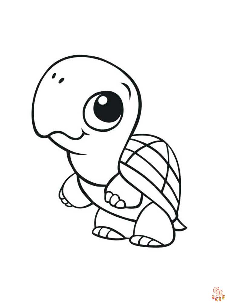 Cute Animal coloring pages 20 1