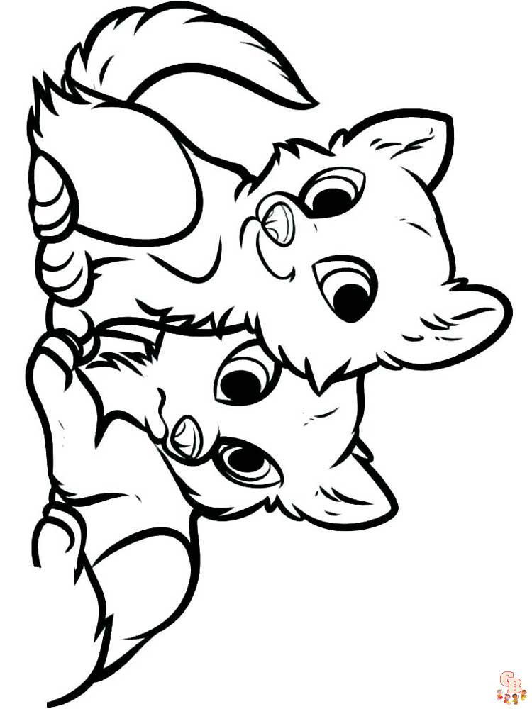 Cute Animal coloring pages 23 1