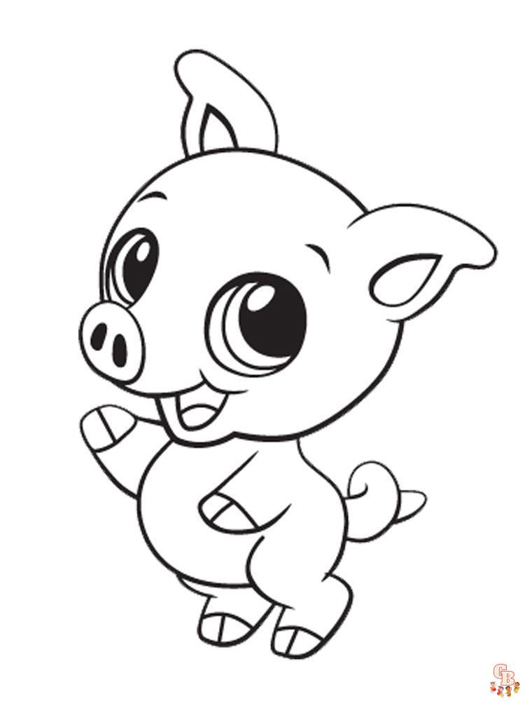 Cute Animal Coloring Pages - Free & Printable Collection