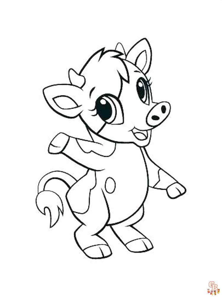 Cute Animal coloring pages 8 1