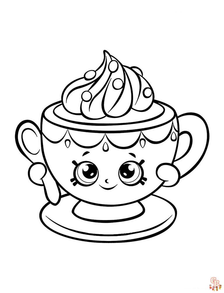 cute food coloring pages free and printable sheets